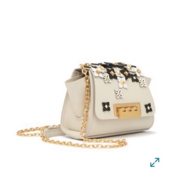 NWT Rare authentic Zac Zac Posen Eartha Mini Chain Leather Crossbody/bag - Picture 5 of 17